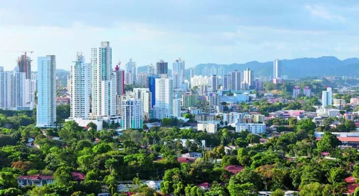 Vista de referencia de San Francisco en Ciudad de Panamá